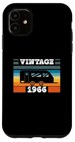 Campingwagen Camping Jahrgang 1966 Geburtstags Wohnwagen Hülle für iPhone 11 Campingwagen Camping Jahrgang 1966 Geburtstags Wohnwagen Hülle für iPhone 11 von CLICK-HERE for more Caravan-Trailer Birthday Shirt