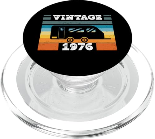 Campingwagen Camping Jahrgang 1976 Geburtstags Wohnwagen PopSockets PopGrip für MagSafe Campingwagen Camping Jahrgang 1976 Geburtstags Wohnwagen PopSockets PopGrip für MagSafe von CLICK-HERE for more Caravan-Trailer Birthday Shirt