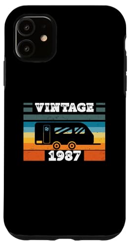 Campingwagen Camping Jahrgang 1987 Geburtstags Wohnwagen Hülle für iPhone 11 Campingwagen Camping Jahrgang 1987 Geburtstags Wohnwagen Hülle für iPhone 11 von CLICK-HERE for more Caravan-Trailer Birthday Shirt