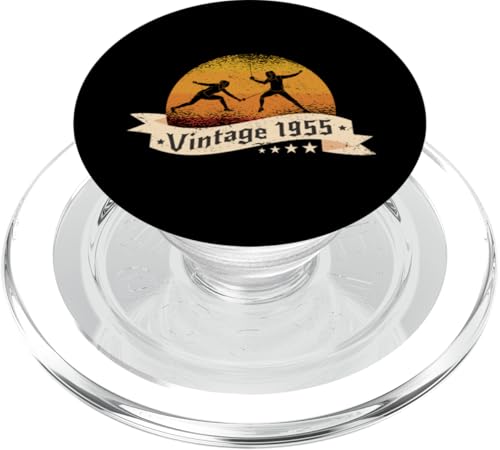 Fechter Jahrgang 1955 Geburtstag Fechtsport Fechten PopSockets PopGrip für MagSafe Fechter Jahrgang 1955 Geburtstag Fechtsport Fechten PopSockets PopGrip für MagSafe von CLICK-HERE for more Fencing Birthday Shirts