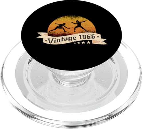 Fechter Jahrgang 1966 Geburtstag Fechtsport Fechten PopSockets PopGrip für MagSafe Fechter Jahrgang 1966 Geburtstag Fechtsport Fechten PopSockets PopGrip für MagSafe von CLICK-HERE for more Fencing Birthday Shirts