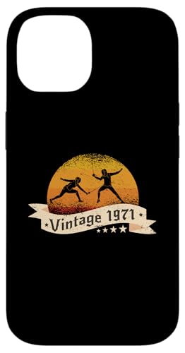 Fechter Jahrgang 1971 Geburtstag Fechtsport Fechten Hülle für iPhone 14 Fechter Jahrgang 1971 Geburtstag Fechtsport Fechten Hülle für iPhone 14 von CLICK-HERE for more Fencing Birthday Shirts