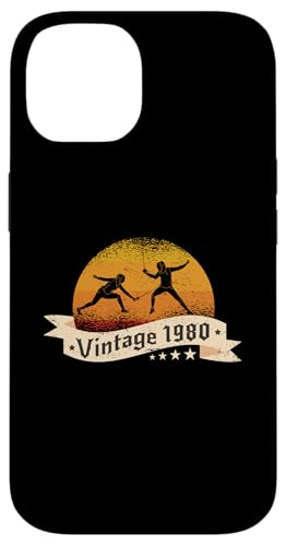 Fechter Jahrgang 1980 Geburtstag Fechtsport Fechten Hülle für iPhone 14 Fechter Jahrgang 1980 Geburtstag Fechtsport Fechten Hülle für iPhone 14 von CLICK-HERE for more Fencing Birthday Shirts