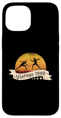 Fechter Jahrgang 1990 Geburtstag Fechtsport Fechten Hülle für iPhone 15 Fechter Jahrgang 1990 Geburtstag Fechtsport Fechten Hülle für iPhone 15 von CLICK-HERE for more Fencing Birthday Shirts