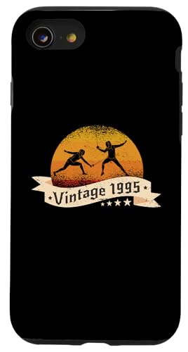 Fechter Jahrgang 1995 Geburtstag Fechtsport Fechten Hülle für iPhone SE (2020) / 7 / 8 von CLICK-HERE for more Fencing Birthday Shirts