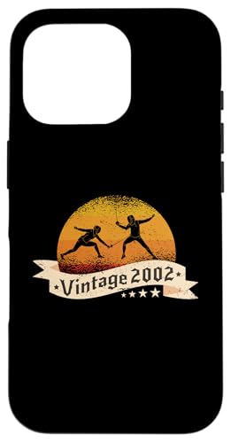 Fechter Jahrgang 2002 Geburtstag Fechtsport Fechten Hülle für iPhone 16 Pro Fechter Jahrgang 2002 Geburtstag Fechtsport Fechten Hülle für iPhone 16 Pro von CLICK-HERE for more Fencing Birthday Shirts