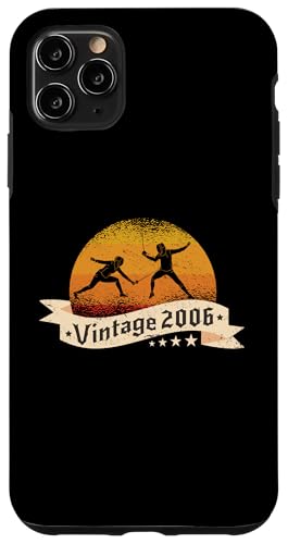Fechter Jahrgang 2006 Geburtstag Fechtsport Fechten Hülle für iPhone 11 Pro Max Fechter Jahrgang 2006 Geburtstag Fechtsport Fechten Hülle für iPhone 11 Pro Max von CLICK-HERE for more Fencing Birthday Shirts