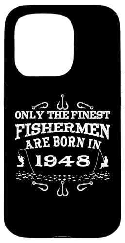 Angler Jahrgang 1948 Geburtstag geboren Angelzubehör Angeln Hülle für iPhone 15 Pro Angler Jahrgang 1948 Geburtstag geboren Angelzubehör Angeln Hülle für iPhone 15 Pro von CLICK-HERE for more Fishing Birthday Shirts