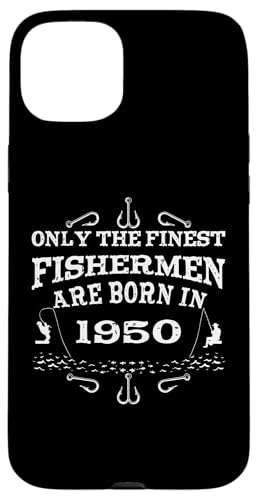 Angler Jahrgang 1950 Geburtstag geboren Angelzubehör Angeln Hülle für iPhone 15 Plus Angler Jahrgang 1950 Geburtstag geboren Angelzubehör Angeln Hülle für iPhone 15 Plus von CLICK-HERE for more Fishing Birthday Shirts