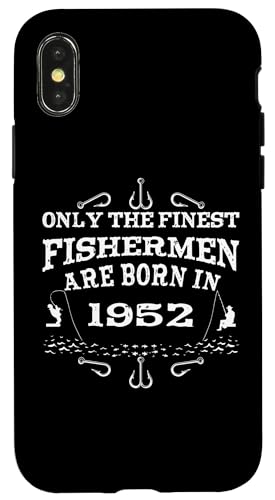 Angler Jahrgang 1952 Geburtstag geboren Angelzubehör Angeln Hülle für iPhone X/XS Angler Jahrgang 1952 Geburtstag geboren Angelzubehör Angeln Hülle für iPhone X/XS von CLICK-HERE for more Fishing Birthday Shirts