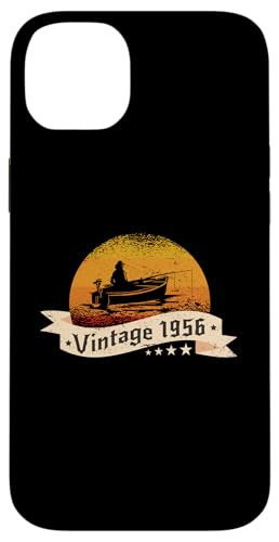 Angler Jahrgang 1956 Geburtstag Angelboot Angelrute Angeln Hülle für iPhone 14 Plus Angler Jahrgang 1956 Geburtstag Angelboot Angelrute Angeln Hülle für iPhone 14 Plus von CLICK-HERE for more Fishing Birthday Shirts