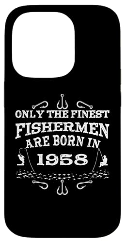 Angler Jahrgang 1958 Geburtstag geboren Angelzubehör Angeln Hülle für iPhone 14 Pro Angler Jahrgang 1958 Geburtstag geboren Angelzubehör Angeln Hülle für iPhone 14 Pro von CLICK-HERE for more Fishing Birthday Shirts