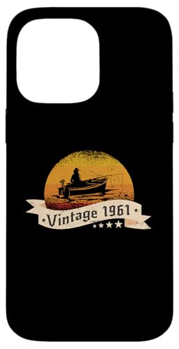 Angler Jahrgang 1961 Geburtstag Angelboot Angelrute Angeln Hülle für iPhone 14 Pro Max Angler Jahrgang 1961 Geburtstag Angelboot Angelrute Angeln Hülle für iPhone 14 Pro Max von CLICK-HERE for more Fishing Birthday Shirts