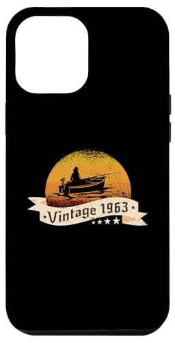 Angler Jahrgang 1963 Geburtstag Angelboot Angelrute Angeln Hülle für iPhone 12 Pro Max Angler Jahrgang 1963 Geburtstag Angelboot Angelrute Angeln Hülle für iPhone 12 Pro Max von CLICK-HERE for more Fishing Birthday Shirts