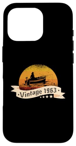 Angler Jahrgang 1963 Geburtstag Angelboot Angelrute Angeln Hülle für iPhone 16 Pro Angler Jahrgang 1963 Geburtstag Angelboot Angelrute Angeln Hülle für iPhone 16 Pro von CLICK-HERE for more Fishing Birthday Shirts