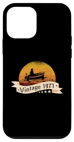 Angler Jahrgang 1971 Geburtstag Angelboot Angelrute Angeln Hülle für iPhone 12 mini Angler Jahrgang 1971 Geburtstag Angelboot Angelrute Angeln Hülle für iPhone 12 mini von CLICK-HERE for more Fishing Birthday Shirts