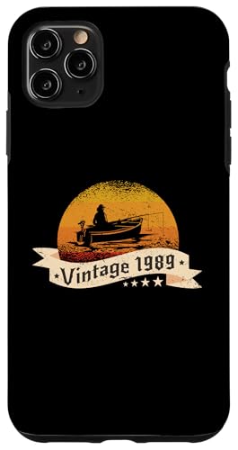 Angler Jahrgang 1989 Geburtstag Angelboot Angelrute Angeln Hülle für iPhone 11 Pro Max Angler Jahrgang 1989 Geburtstag Angelboot Angelrute Angeln Hülle für iPhone 11 Pro Max von CLICK-HERE for more Fishing Birthday Shirts