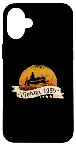 Angler Jahrgang 1995 Geburtstag Angelboot Angelrute Angeln Hülle für iPhone 16 Plus Angler Jahrgang 1995 Geburtstag Angelboot Angelrute Angeln Hülle für iPhone 16 Plus von CLICK-HERE for more Fishing Birthday Shirts