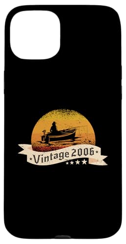 Angler Jahrgang 2006 Geburtstag Angelboot Angelrute Angeln Hülle für iPhone 15 Plus Angler Jahrgang 2006 Geburtstag Angelboot Angelrute Angeln Hülle für iPhone 15 Plus von CLICK-HERE for more Fishing Birthday Shirts