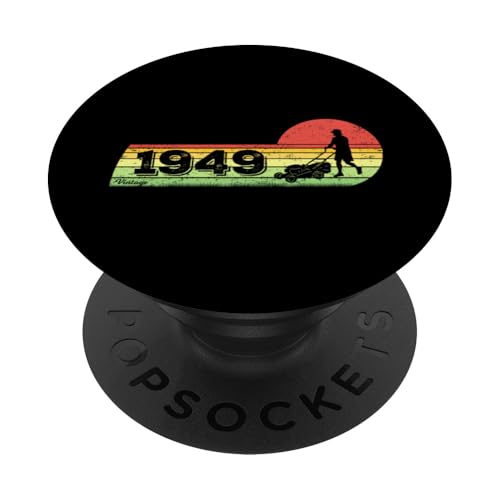Garten Jahrgang 1949 Geburtstag Hausmeister Gärtner PopSockets Klebender PopGrip Garten Jahrgang 1949 Geburtstag Hausmeister Gärtner PopSockets Klebender PopGrip von CLICK-HERE for more Gardener gift Birthday Shirts