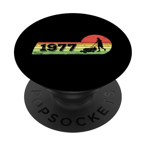 Garten Jahrgang 1977 Geburtstag Hausmeister Gärtner PopSockets Klebender PopGrip Garten Jahrgang 1977 Geburtstag Hausmeister Gärtner PopSockets Klebender PopGrip von CLICK-HERE for more Gardener gift Birthday Shirts