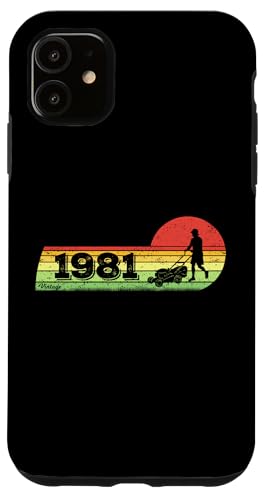 Garten Jahrgang 1981 Geburtstag Hausmeister Gärtner Hülle für iPhone 11 Garten Jahrgang 1981 Geburtstag Hausmeister Gärtner Hülle für iPhone 11 von CLICK-HERE for more Gardener gift Birthday Shirts