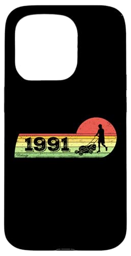 Garten Jahrgang 1991 Geburtstag Hausmeister Gärtner Hülle für iPhone 15 Pro von CLICK-HERE for more Gardener gift Birthday Shirts