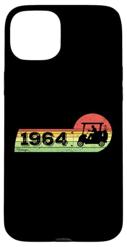 Golfspieler Golfer Jahrgang 1964 Geburtstag Golf-Cart Golf Hülle für iPhone 15 Plus Golfspieler Golfer Jahrgang 1964 Geburtstag Golf-Cart Golf Hülle für iPhone 15 Plus von CLICK-HERE for more Golf-Sports Birthday Shirts