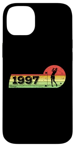 Golfspieler Golfer Jahrgang 1997 Geburtstag Golf Damen Golf Hülle für iPhone 14 Plus Golfspieler Golfer Jahrgang 1997 Geburtstag Golf Damen Golf Hülle für iPhone 14 Plus von CLICK-HERE for more Golf-Sports Birthday Shirts