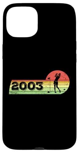 Golfspieler Golfer Jahrgang 2003 Geburtstag Golf Damen Golf Hülle für iPhone 15 Plus von CLICK-HERE for more Golf-Sports Birthday Shirts