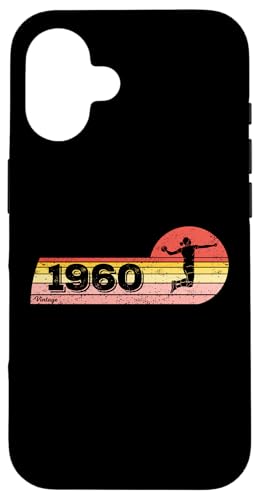 Handballerin Jahrgang 1960 Geburtstag game Damen Handball Hülle für iPhone 16 Handballerin Jahrgang 1960 Geburtstag game Damen Handball Hülle für iPhone 16 von CLICK-HERE for more Handball Birthday Shirts