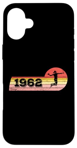 Handballerin Jahrgang 1962 Geburtstag game Damen Handball Hülle für iPhone 16 Plus Handballerin Jahrgang 1962 Geburtstag game Damen Handball Hülle für iPhone 16 Plus von CLICK-HERE for more Handball Birthday Shirts
