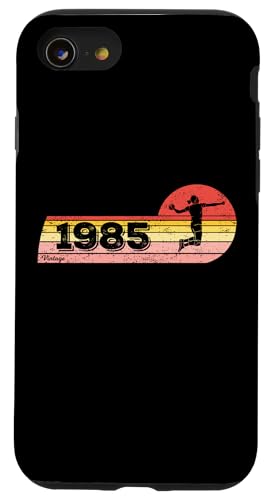 Handballerin Jahrgang 1985 Geburtstag game Damen Handball Hülle für iPhone SE (2020) / 7 / 8 von CLICK-HERE for more Handball Birthday Shirts