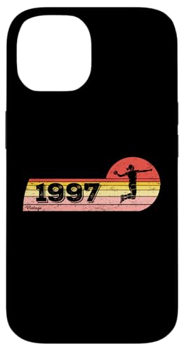 Handballerin Jahrgang 1997 Geburtstag game Damen Handball Hülle für iPhone 14 Handballerin Jahrgang 1997 Geburtstag game Damen Handball Hülle für iPhone 14 von CLICK-HERE for more Handball Birthday Shirts