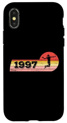 Handballerin Jahrgang 1997 Geburtstag game Damen Handball Hülle für iPhone X/XS Handballerin Jahrgang 1997 Geburtstag game Damen Handball Hülle für iPhone X/XS von CLICK-HERE for more Handball Birthday Shirts