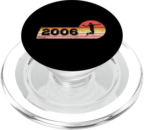 Handballerin Jahrgang 2006 Geburtstag game Damen Handball PopSockets PopGrip für MagSafe Handballerin Jahrgang 2006 Geburtstag game Damen Handball PopSockets PopGrip für MagSafe von CLICK-HERE for more Handball Birthday Shirts