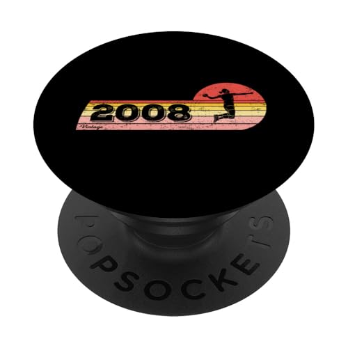 Handballerin Jahrgang 2008 Geburtstag game Damen Handball PopSockets Klebender PopGrip Handballerin Jahrgang 2008 Geburtstag game Damen Handball PopSockets Klebender PopGrip von CLICK-HERE for more Handball Birthday Shirts