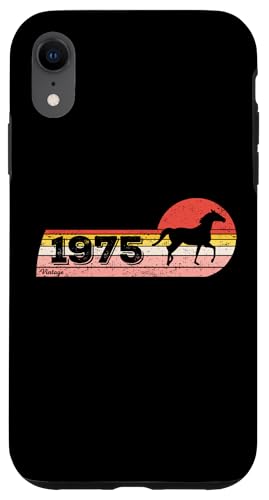 Pferde Reiten Jahrgang 1975 geboren Geburtstag Pferd Reiten Hülle für iPhone XR Pferde Reiten Jahrgang 1975 geboren Geburtstag Pferd Reiten Hülle für iPhone XR von CLICK-HERE for more Horses riding Birthday Shirts