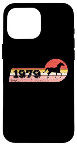 Pferde Reiten Jahrgang 1979 geboren Geburtstag Pferd Reiten Hülle für iPhone 16 Pro Max Pferde Reiten Jahrgang 1979 geboren Geburtstag Pferd Reiten Hülle für iPhone 16 Pro Max von CLICK-HERE for more Horses riding Birthday Shirts