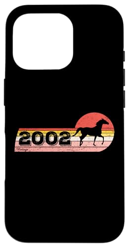Pferde Reiten Jahrgang 2002 geboren Geburtstag Pferd Reiten Hülle für iPhone 16 Pro Pferde Reiten Jahrgang 2002 geboren Geburtstag Pferd Reiten Hülle für iPhone 16 Pro von CLICK-HERE for more Horses riding Birthday Shirts