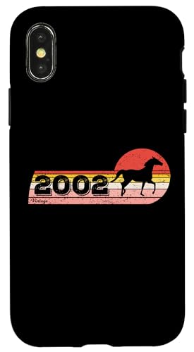 Pferde Reiten Jahrgang 2002 geboren Geburtstag Pferd Reiten Hülle für iPhone X/XS Pferde Reiten Jahrgang 2002 geboren Geburtstag Pferd Reiten Hülle für iPhone X/XS von CLICK-HERE for more Horses riding Birthday Shirts
