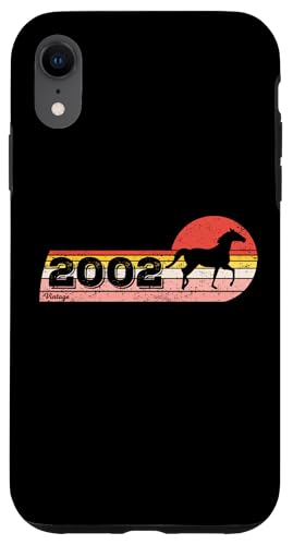 Pferde Reiten Jahrgang 2002 geboren Geburtstag Pferd Reiten Hülle für iPhone XR Pferde Reiten Jahrgang 2002 geboren Geburtstag Pferd Reiten Hülle für iPhone XR von CLICK-HERE for more Horses riding Birthday Shirts