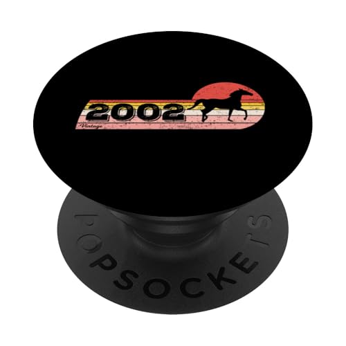 Pferde Reiten Jahrgang 2002 geboren Geburtstag Pferd Reiten PopSockets Klebender PopGrip Pferde Reiten Jahrgang 2002 geboren Geburtstag Pferd Reiten PopSockets Klebender PopGrip von CLICK-HERE for more Horses riding Birthday Shirts