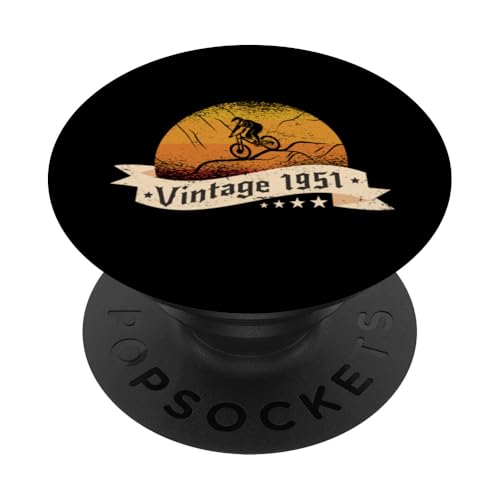 MTB-Bike Mountainbike Jahrgang 1951 Geburtstags Fahrrad MTB PopSockets Klebender PopGrip MTB-Bike Mountainbike Jahrgang 1951 Geburtstags Fahrrad MTB PopSockets Klebender PopGrip von CLICK-HERE for more Mountain-Bikes Birthday Shirts