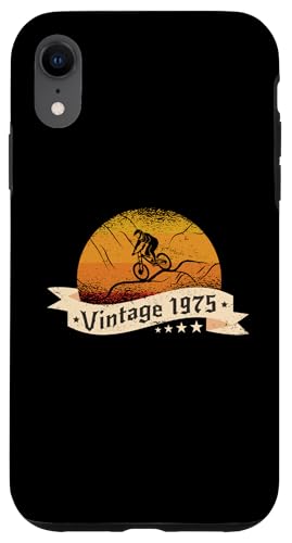 MTB-Bike Mountainbike Jahrgang 1975 Geburtstags Fahrrad MTB Hülle für iPhone XR MTB-Bike Mountainbike Jahrgang 1975 Geburtstags Fahrrad MTB Hülle für iPhone XR von CLICK-HERE for more Mountain-Bikes Birthday Shirts