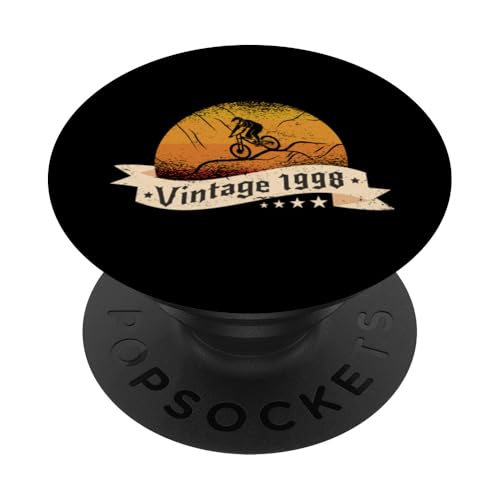 MTB-Bike Mountainbike Jahrgang 1998 Geburtstags Fahrrad MTB PopSockets Klebender PopGrip MTB-Bike Mountainbike Jahrgang 1998 Geburtstags Fahrrad MTB PopSockets Klebender PopGrip von CLICK-HERE for more Mountain-Bikes Birthday Shirts