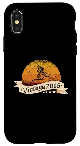 MTB-Bike Mountainbike Jahrgang 2006 Geburtstags Fahrrad MTB Hülle für iPhone X/XS MTB-Bike Mountainbike Jahrgang 2006 Geburtstags Fahrrad MTB Hülle für iPhone X/XS von CLICK-HERE for more Mountain-Bikes Birthday Shirts