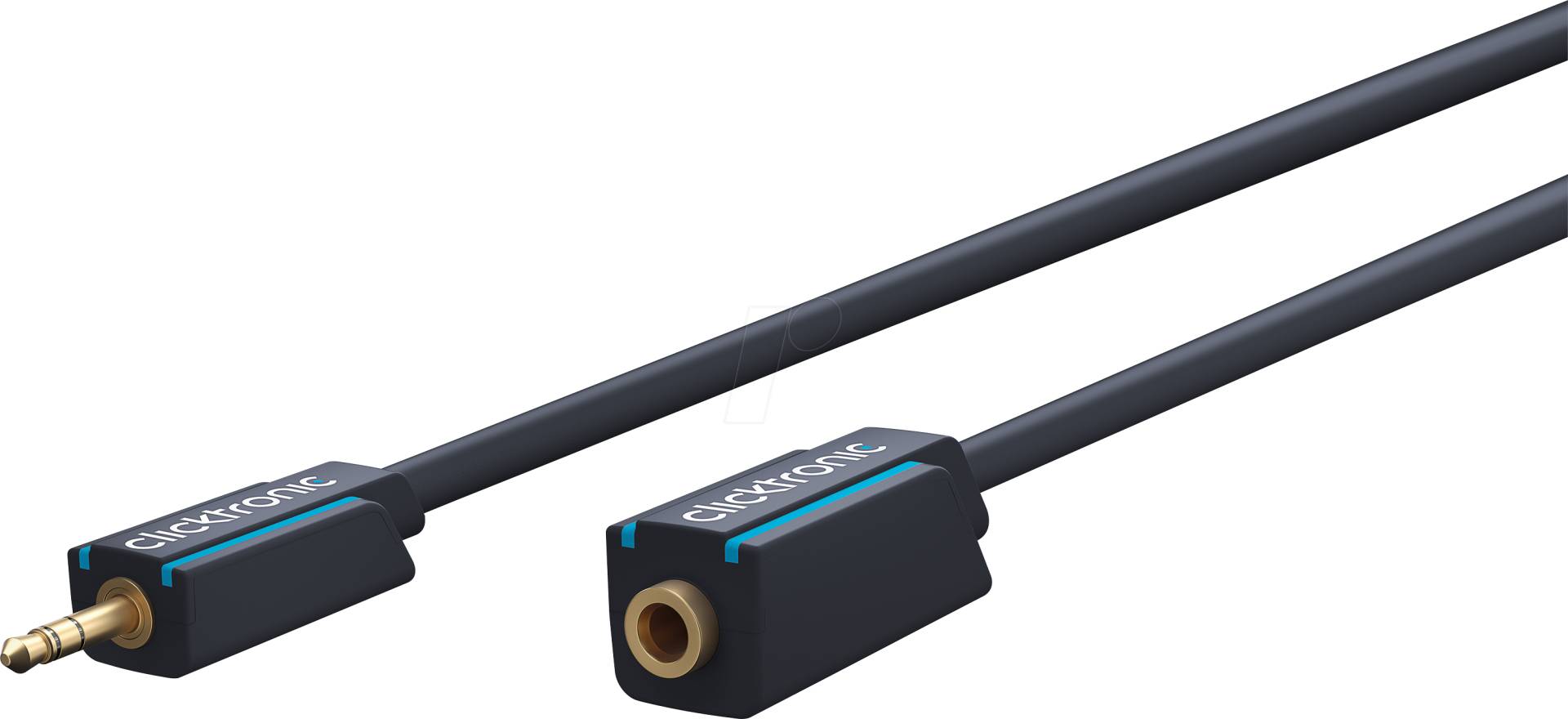 CLICK 70486 - Audio Kabel, 3,5 mm Klinkenkabel Verlängerung 1,5 m von CLICKTRONIC