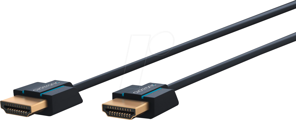CLICK 70704 - Super Slim High Speed HDMI Kabel, 4K, 2,0m von CLICKTRONIC
