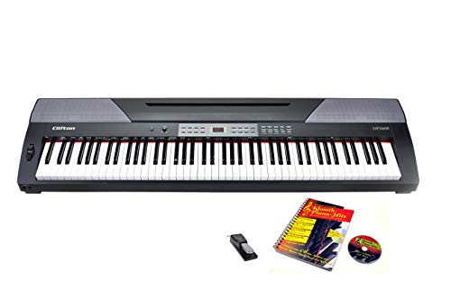 Stage Piano DP 2600 von Clifton mit Notenbuch und Karaoke-CD, Sustain Pedal von CLIFTON